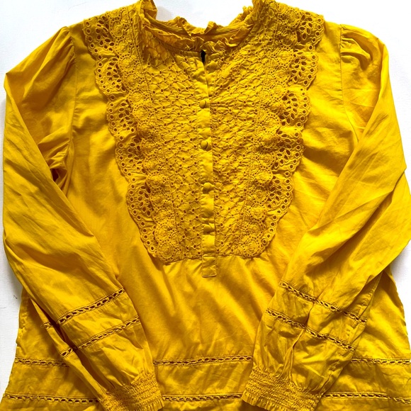 Jcrew popover with frills! Excellent condition - Picture 1 of 3